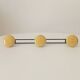 Vintage wall coat rack from the 60s/70s.