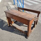 Old school desk for children