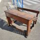 Old school desk for children