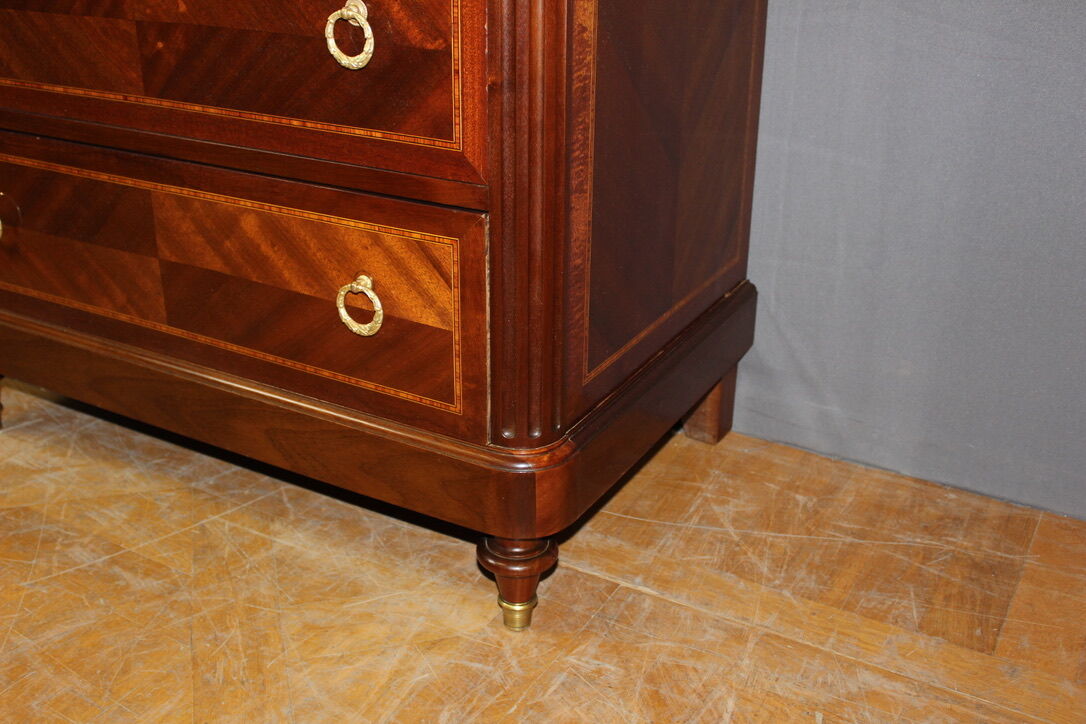 Louis XVI style chiffonnier in mahogany circa 1925