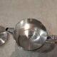 Silver metal teapot silversmith Christofle model Mercury Sabattini