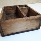 Caisse bois atelier à compartiments 27x22,7cm