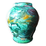 Vase signed jean Noël bouillet unique piece