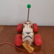 Wooden Fisher Price trainer dog 1965