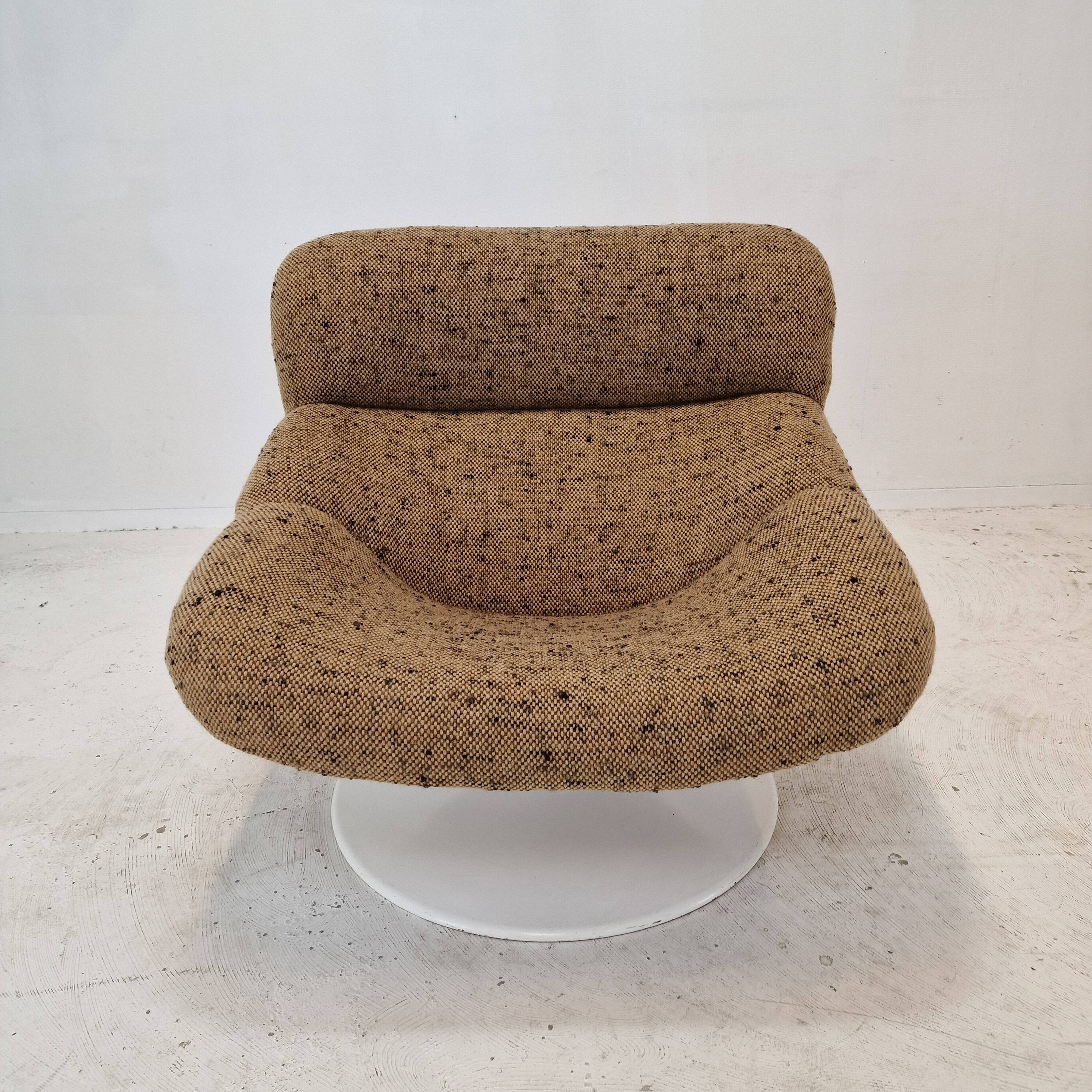 Midcentury F518 Lounge Chair by Geoffrey Harcourt for Artifort, 1970s