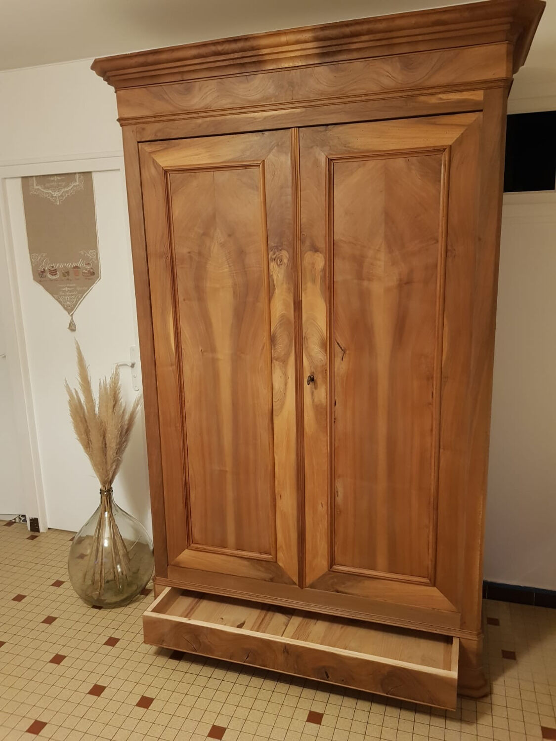 Louis Philippe walnut wardrobe
