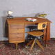 Teak desk by Myhres Møbelindustri, 1956 Norway