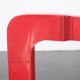 Red "Universale" chair by Joe Colombo / Kartell