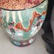 Exceptional Antique Chinese Vase Fencai Enamelled – Height 80 cm / Width 3