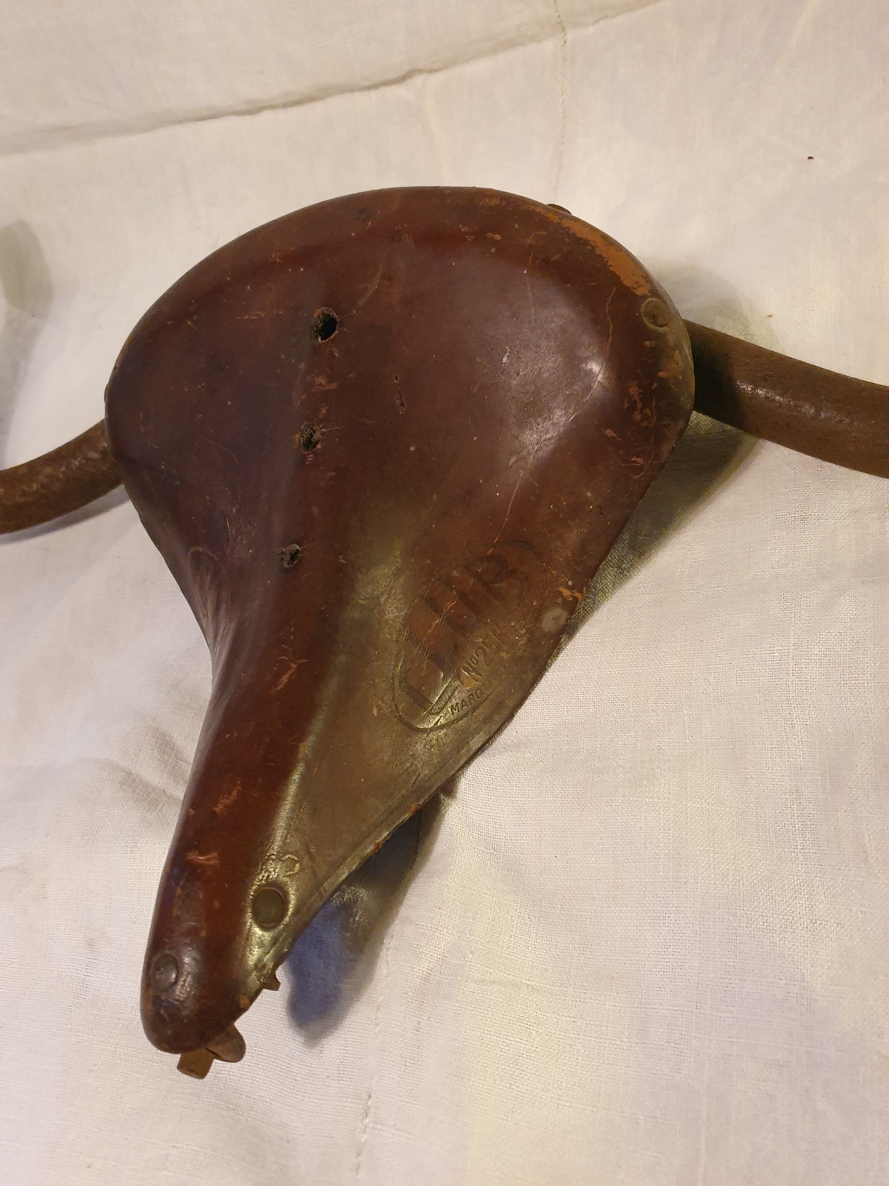 Brutalist bull head sculpture