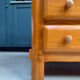 Vintage chest of drawers in solid elm