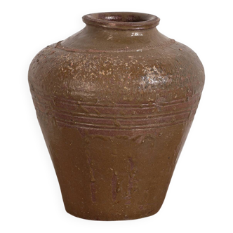 Petit vase ancien en céramique émaillée (c.1900)