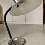 70s chrome saucer lamp