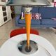 Desk lamp paquebot champignon titan lighting co 1980 chrome