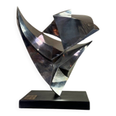 Sculpture en acier, Janos Maróti, Hongrie, 1984