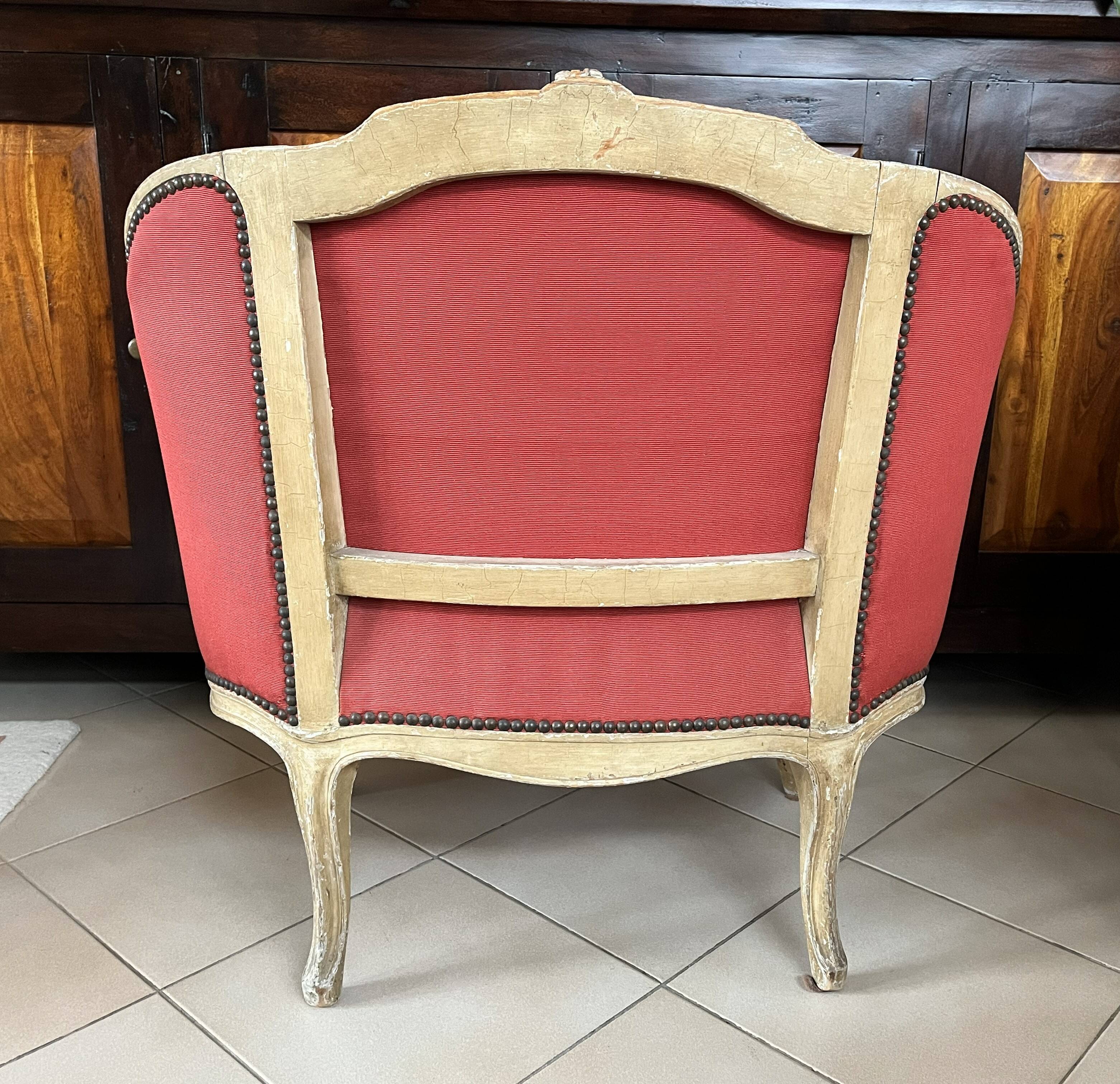 Napoleon III convertible armchair