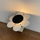 Vintage flower wall light. 1970. Space age.
