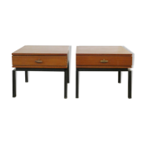Pair of Marcel Gascoin bedside tables