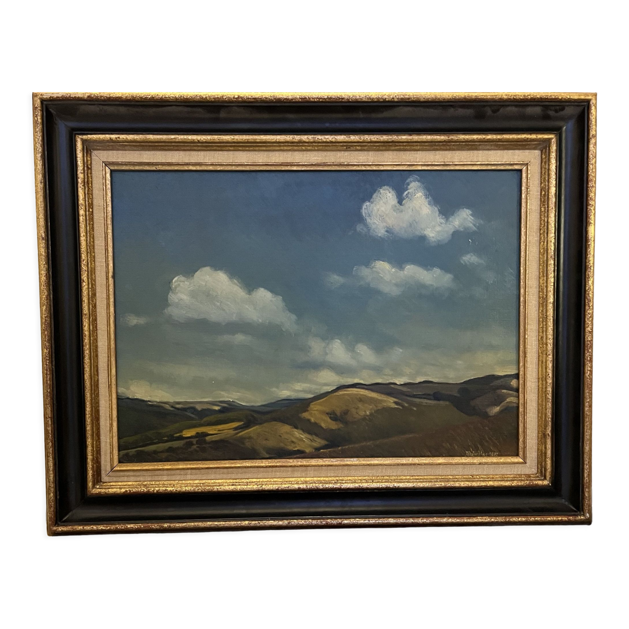 Tableau huile sur toile paysage