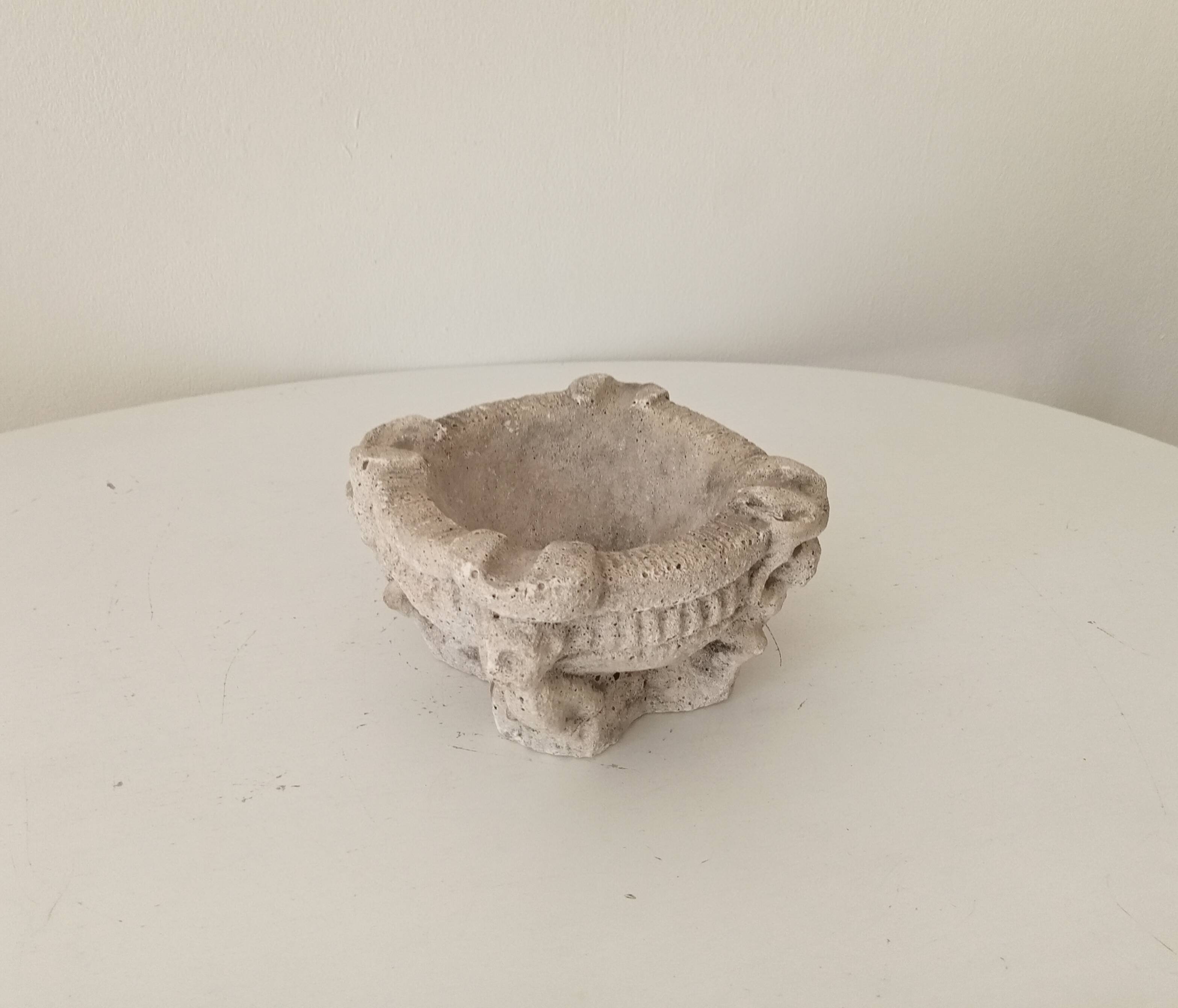 Vintage stone gargoyle ashtray