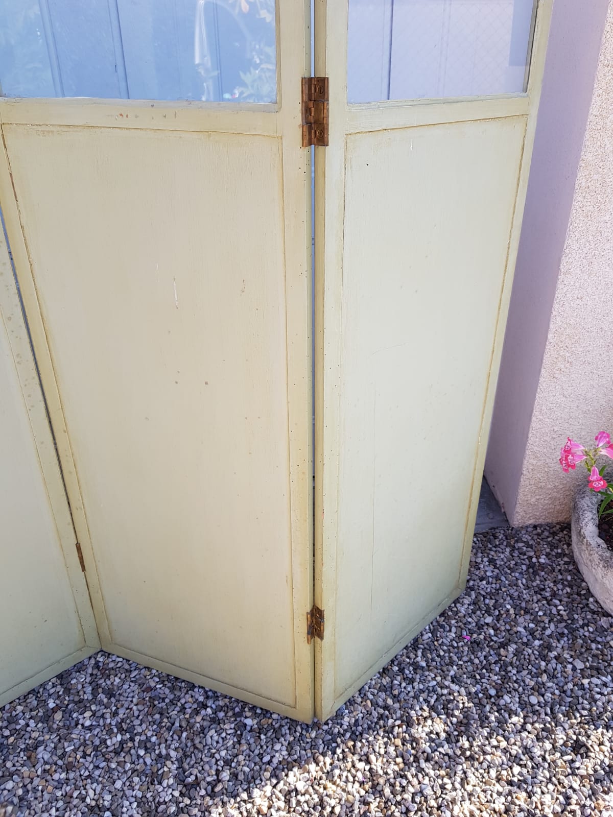 Patterned screen painted 1940/1950