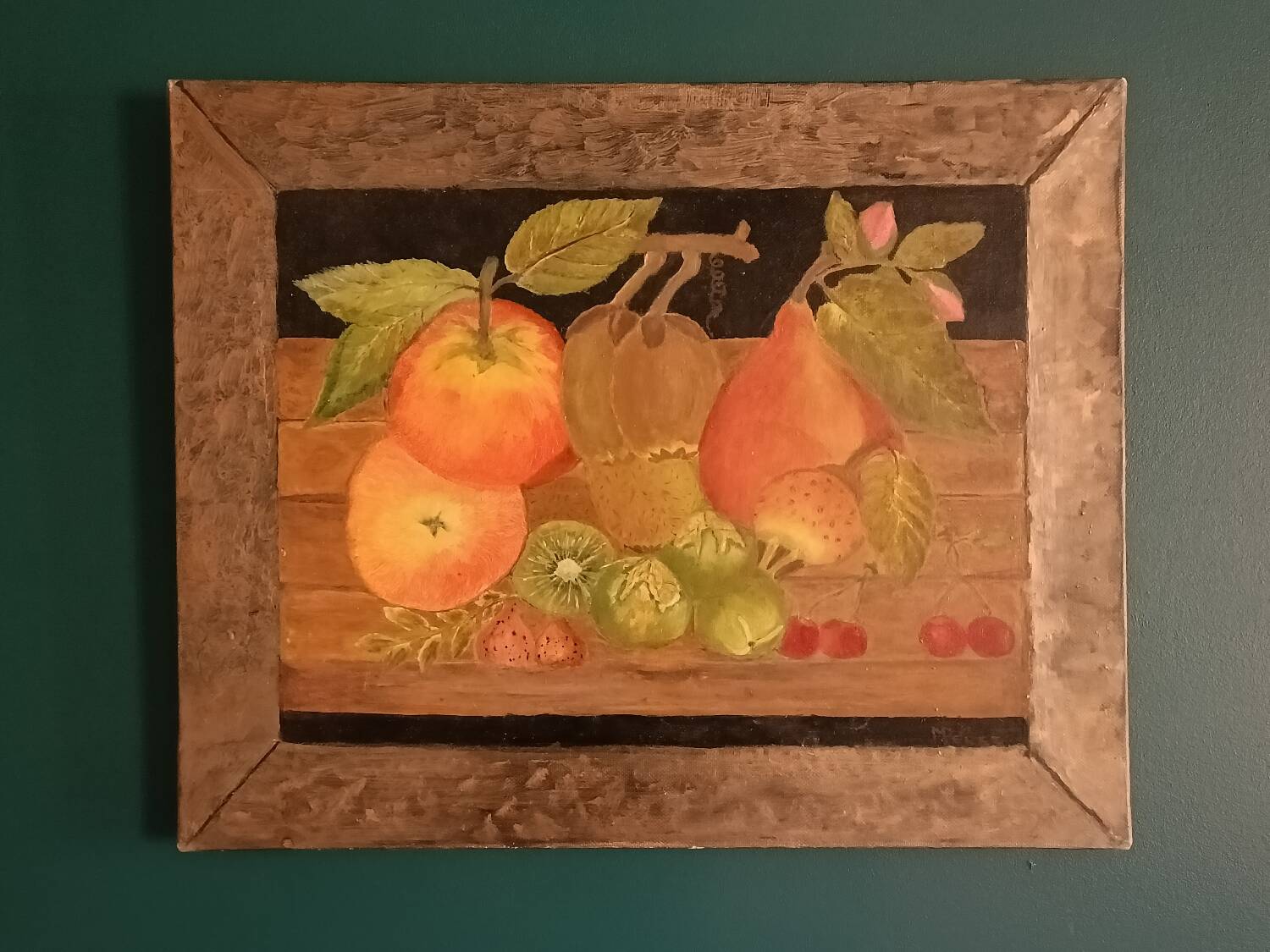Still life, oil on canvas, signed