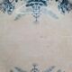 Antique plate Saint-Amand & Hamage Regency model – blue lace decoration