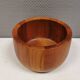 Beautiful large teak bowl from the 1970s by Nissen Denmark