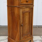 Antique bedside table with marble top
