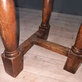 Pair of stool in solid chene