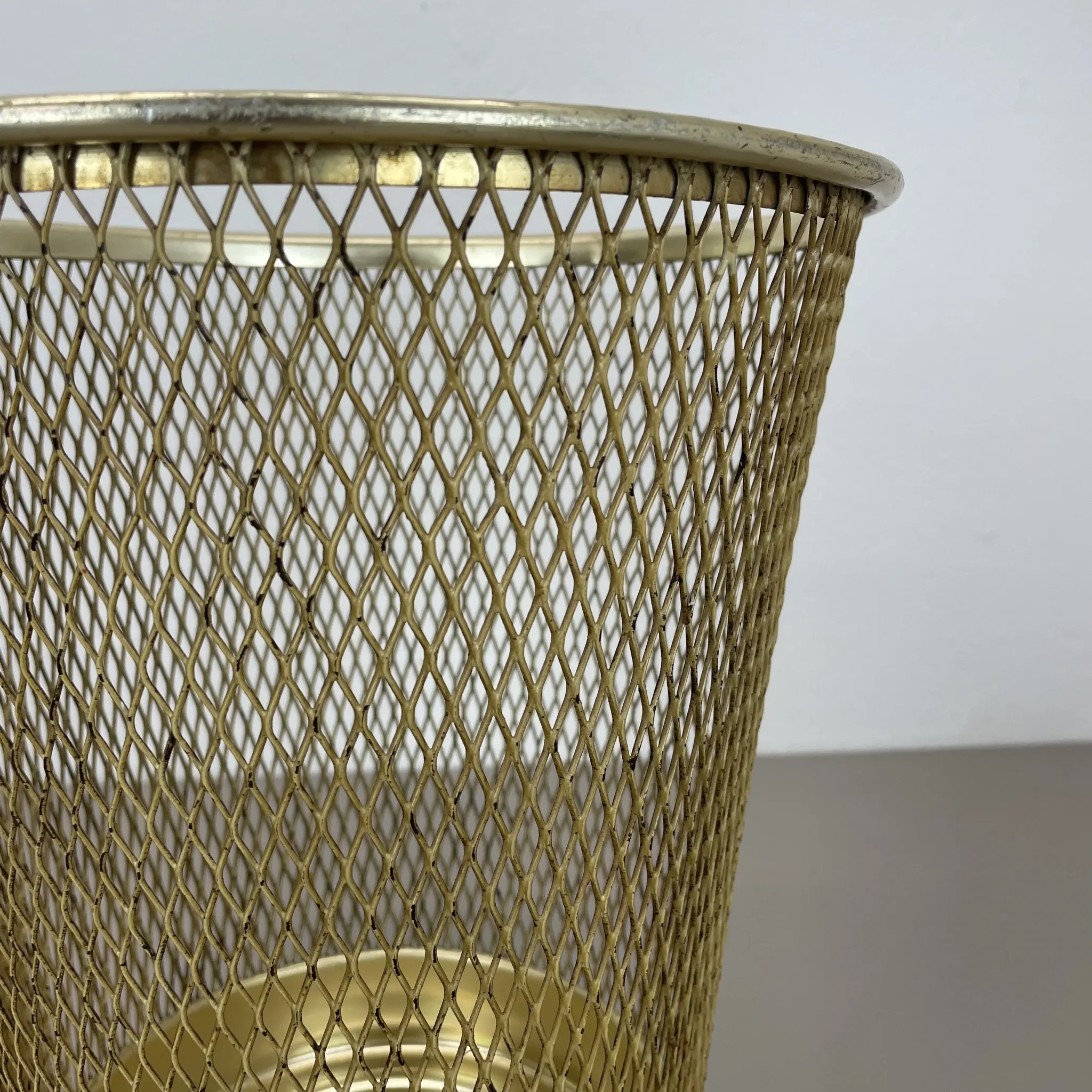 Vintage Paper Basket and Umbrella Stand in the Matégot Style, France, 1970s
