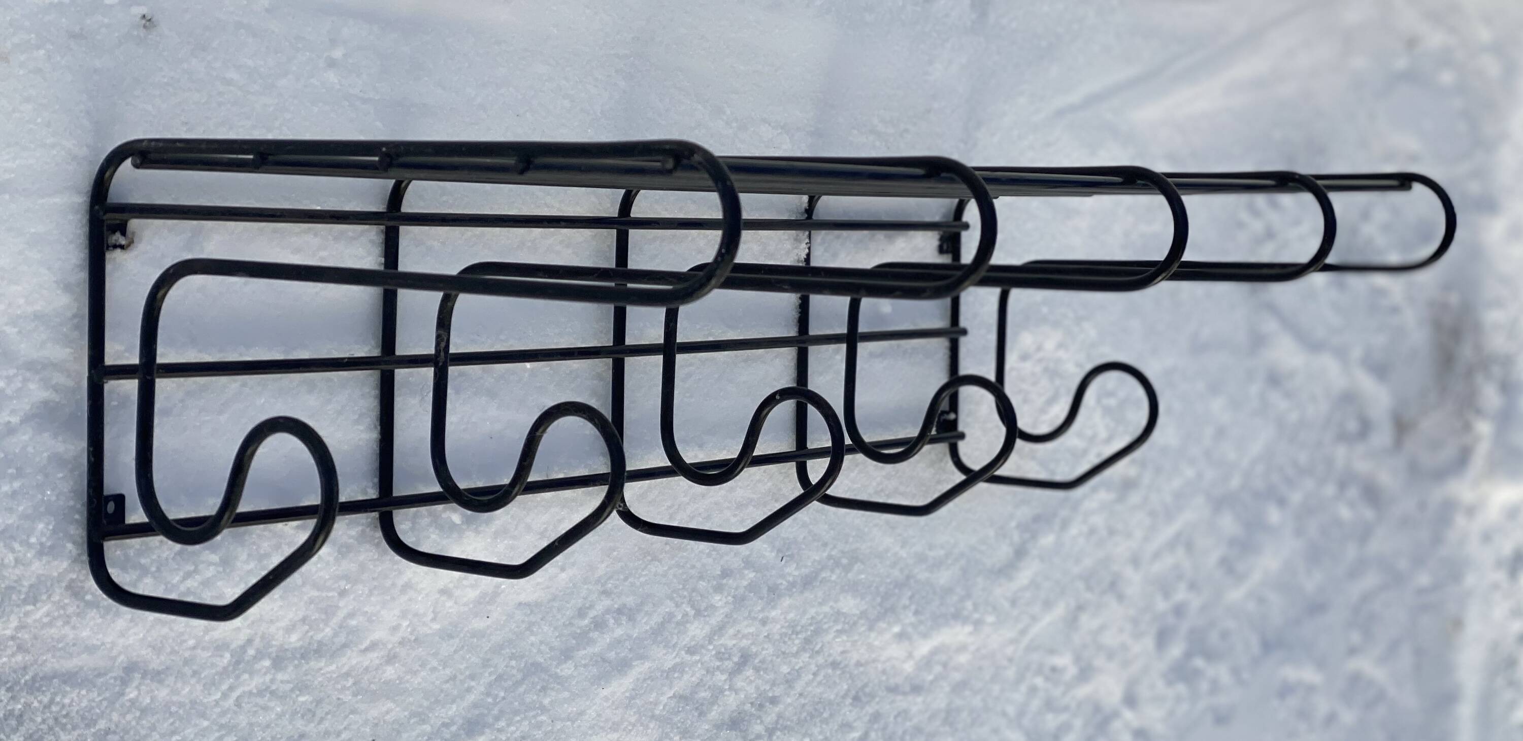 Vintage Ikea coat rack shelf 1980 Frän collection