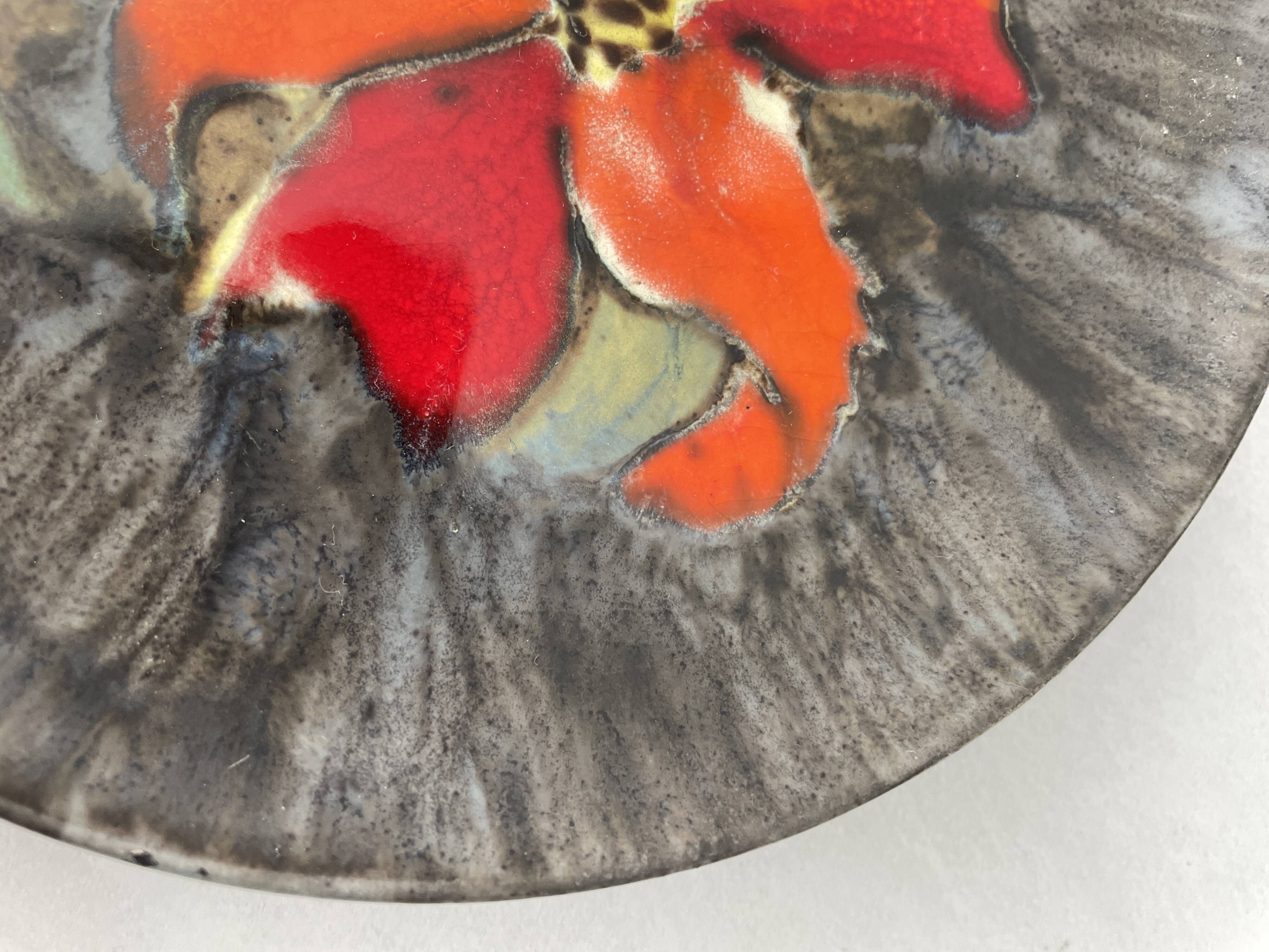 Rare plate bel delecourt quimper antique