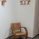 Wall-mounted rope coat rack