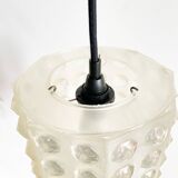 Vintage rotaflex octagonal diamond pendant light