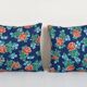 Set of 2 vintage Turkish cushion covers 51x51 cm