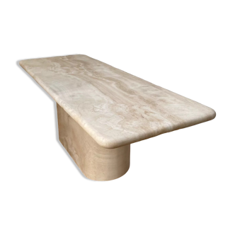 Table à manger en travertin