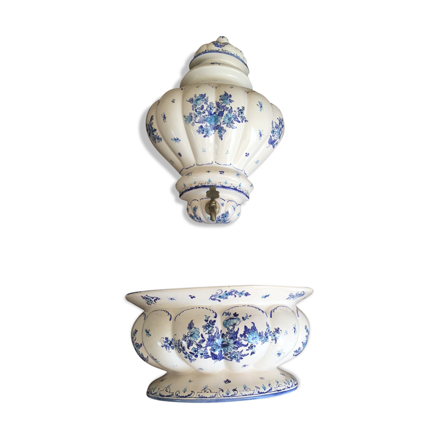 Water fountain Moustiers signed Mufraggi Handmade