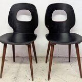 Pair of Baumann chairs, eye type.