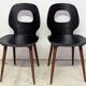Pair of Baumann chairs, eye type.