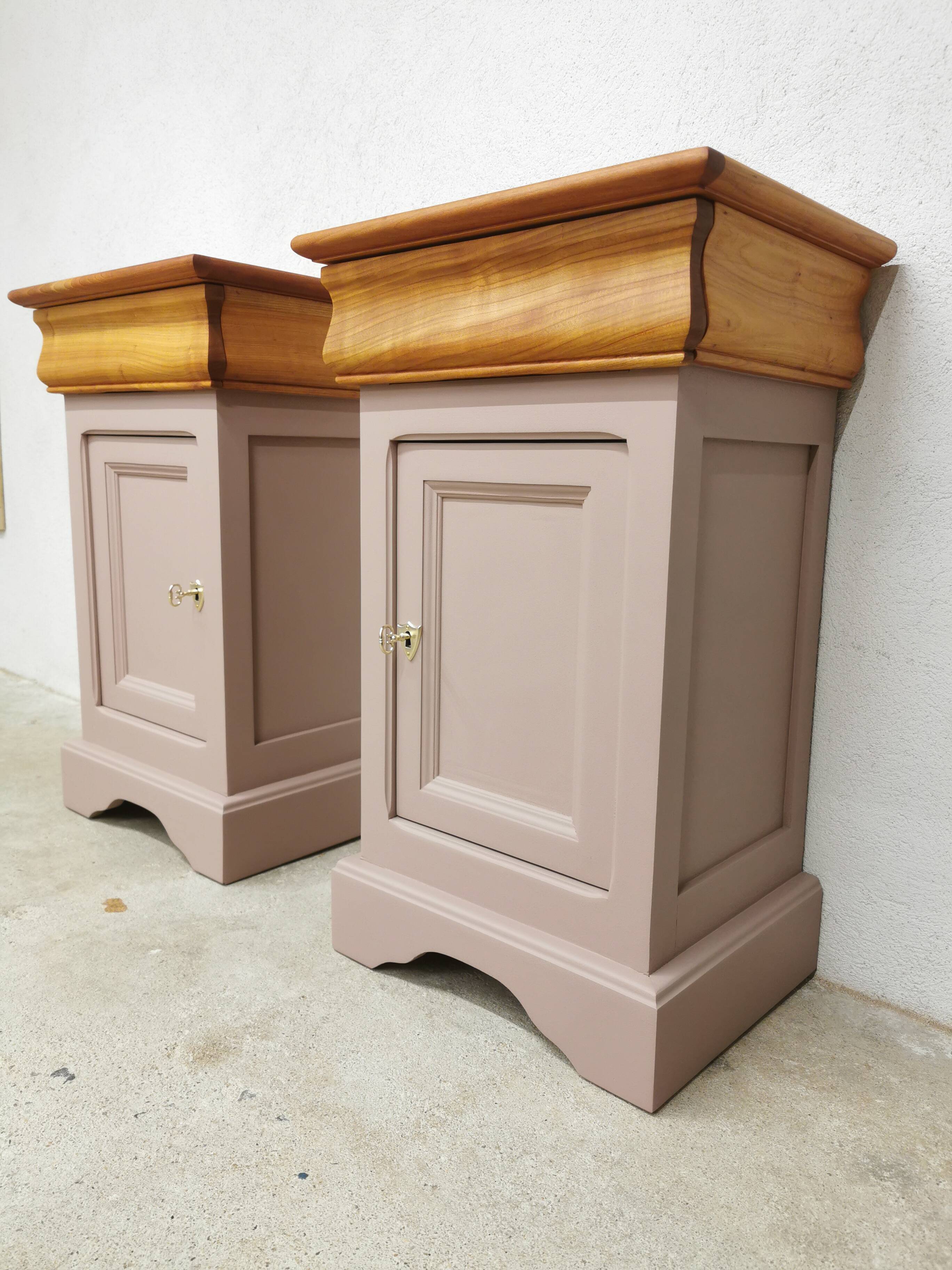 2 revamped bedside tables