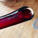 Vintage Murano vase with a red bow