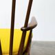 Mid-century rocking chair with new Kvadrat cushion by Børge Mogensen for FDB Møbler, 1960s.
