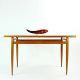 Table à manger en acajou, Tchécoslovaquie 1970
