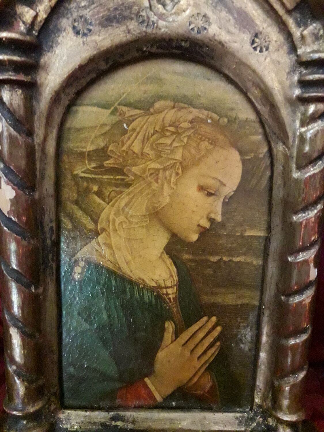 Painting on wood by Fra Filippo. Madonna La Lippina