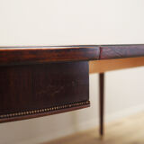 Round mahogany table, Danish design, 1970s, production: Denmark