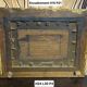 Oil on panel antique – waterside landscape – antique gilded frame