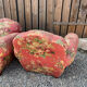 Two Vintage Floral Fabric Recliner Chairs