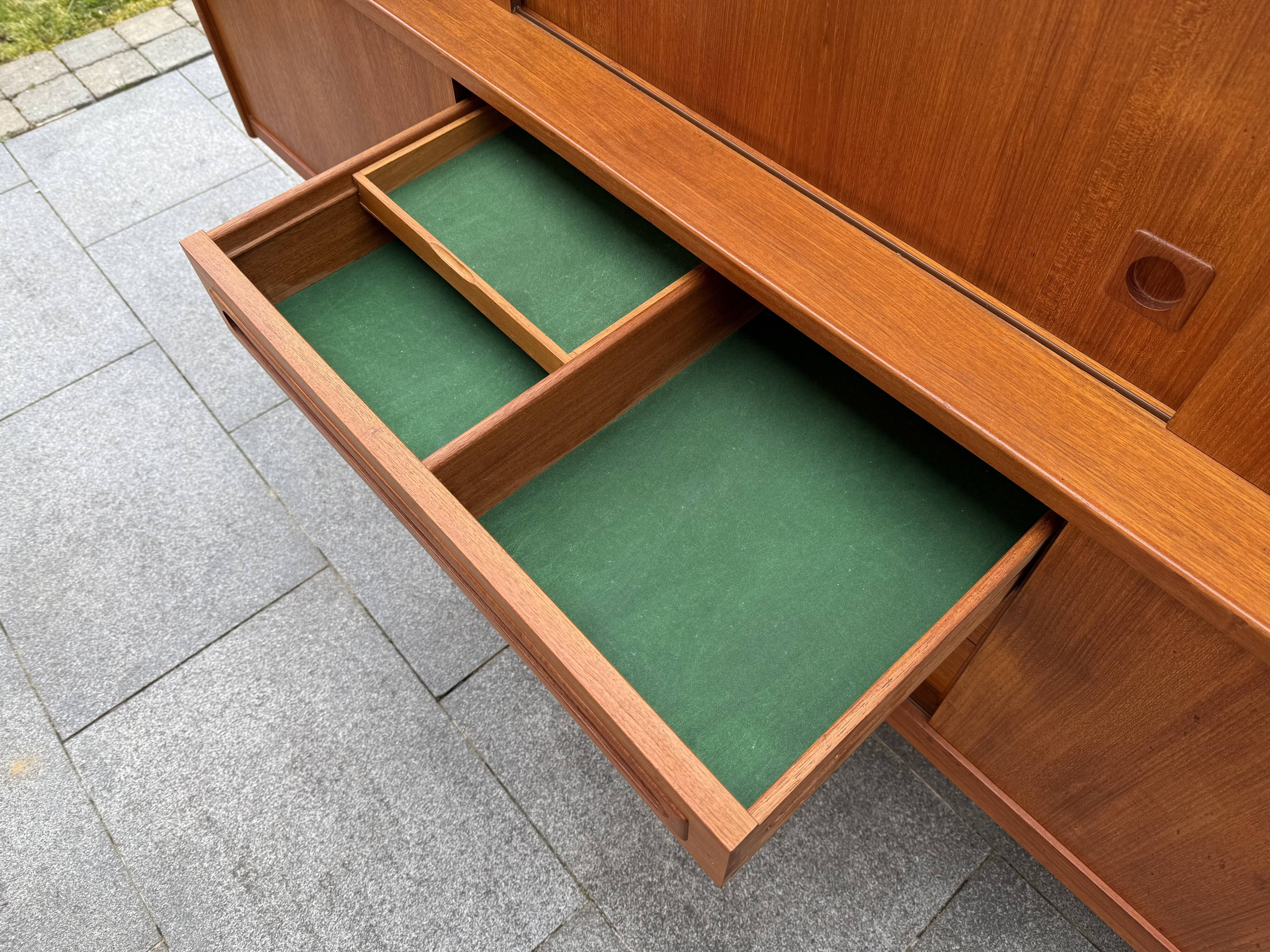 Scandinavian teak sideboard from the 1960s.