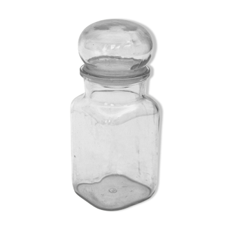 Transparent medicine jar